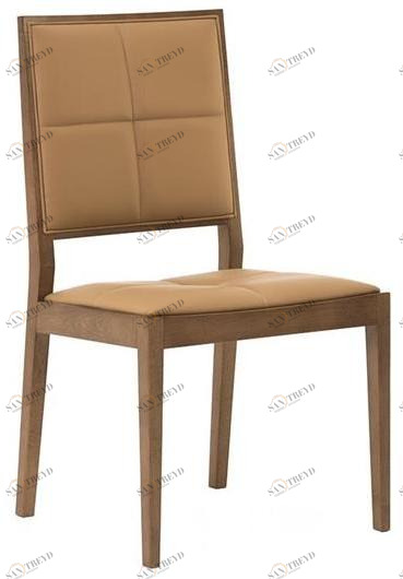 Andreu World Стул из бука с обивкой Manila Si2035