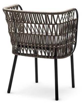 CHAIRS & MORE Веревочное кресло со встроенной подушкой Jujube 18146g14 - Вид №1