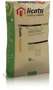 LICATA Предварительно смешанная порошковая минеральная отделочная штукатурка Licata.naturalis