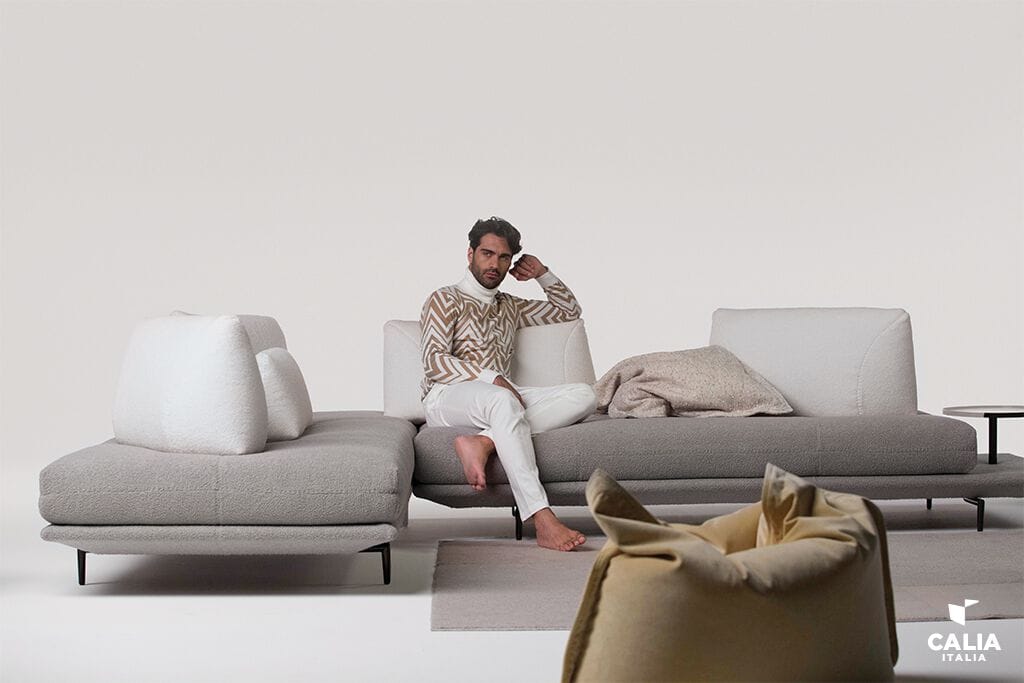 Угловой диван из ткани Calia Italia Superior ARCH-00082470 - Вид №2