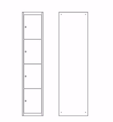 Dieffebi Металлический шкаф Lockers 123_n005c - Вид №6