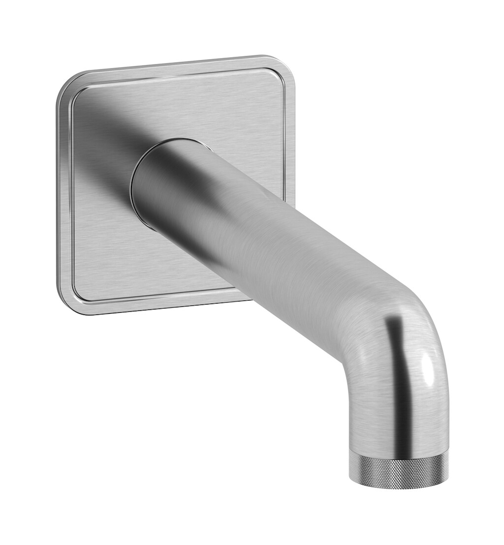 Настенный излив WE ARE IB b2320ss_22 Brushed Nickel Bold