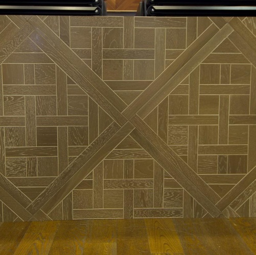 Модульный паркет Marco Ferutti Versailles Versailles Грей Дуб с брашью (Текстурированная) 600х600 мм 2600600015 - Вид №3