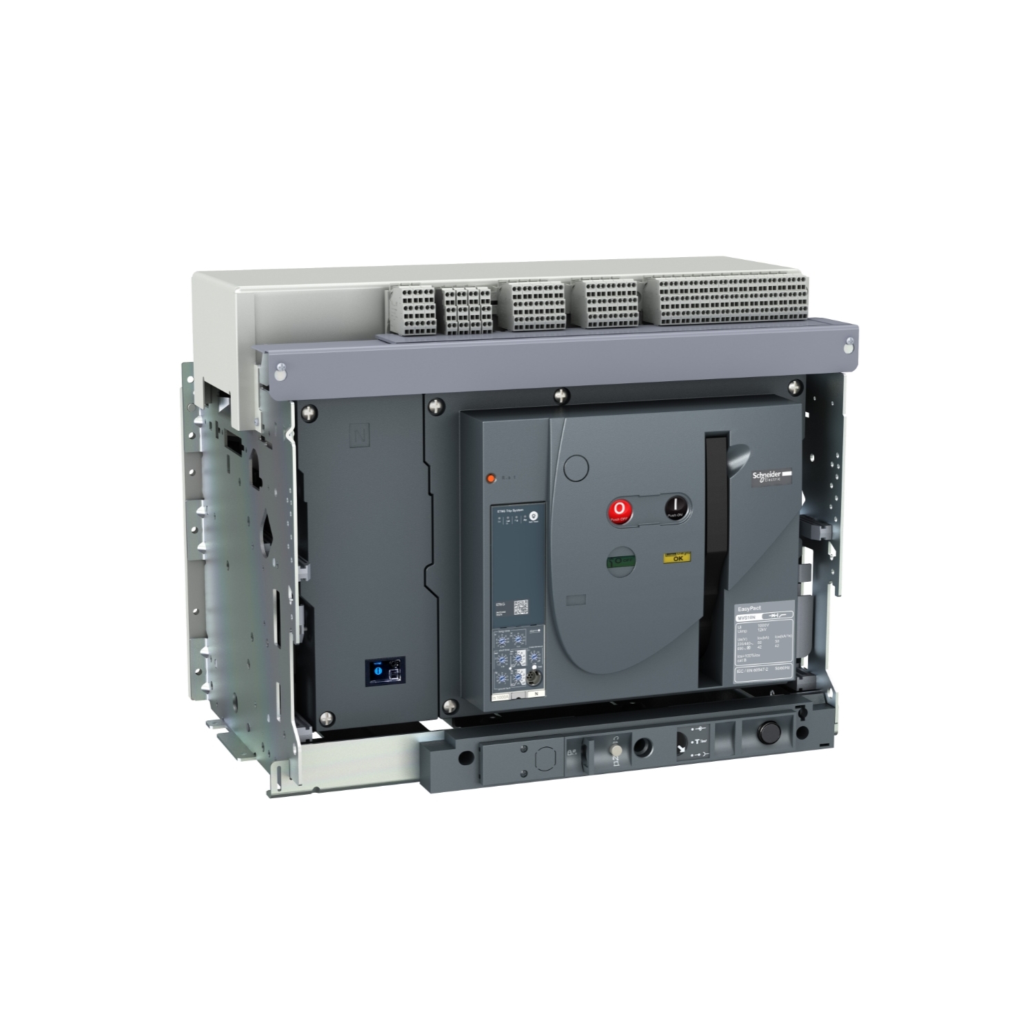 MVS10N3MW5A "АВТ. ВЫКЛ. MVS 1000A 50KA 3P РУЧН. ВЫКАТ. ETA5 " Schneider Electric EasyPact 