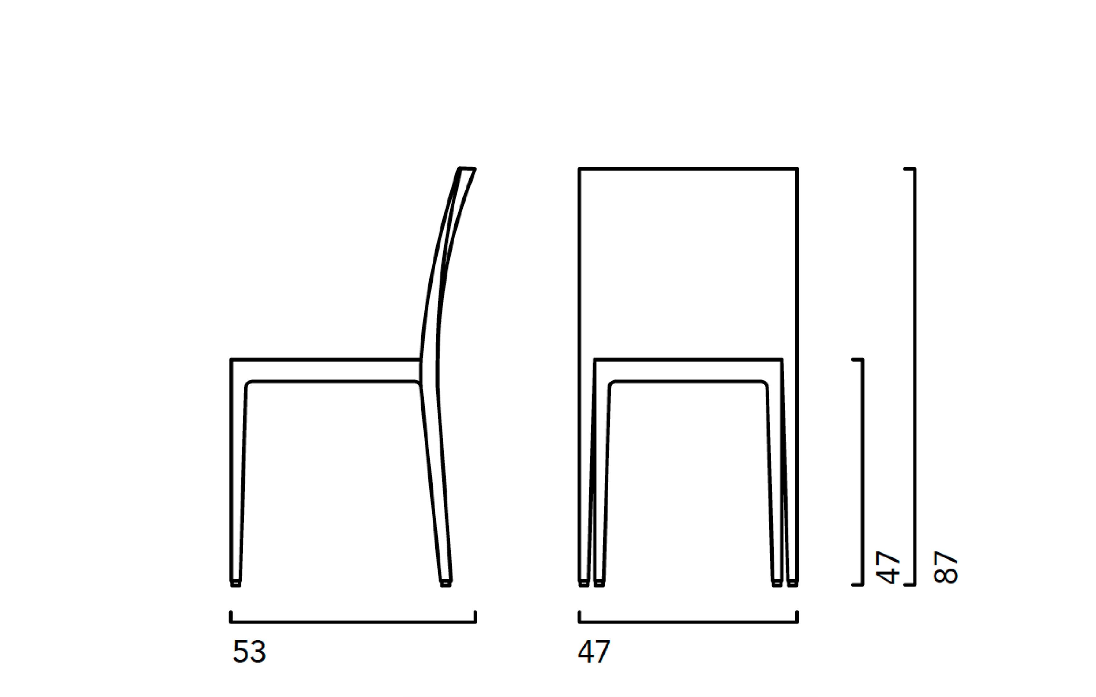 Деревянный мягкий штабелируемый стул Crassevig ARCH-00050749 - Вид №2