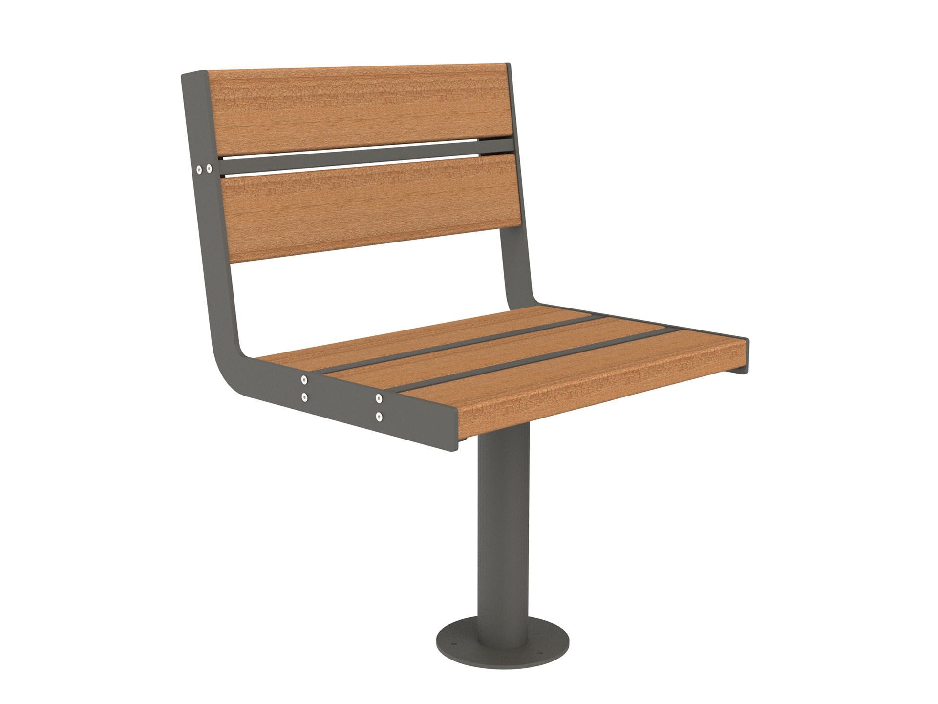 Скамья из окуме со спинкой Lazzari Joy ARCH-00059509 - Вид №9