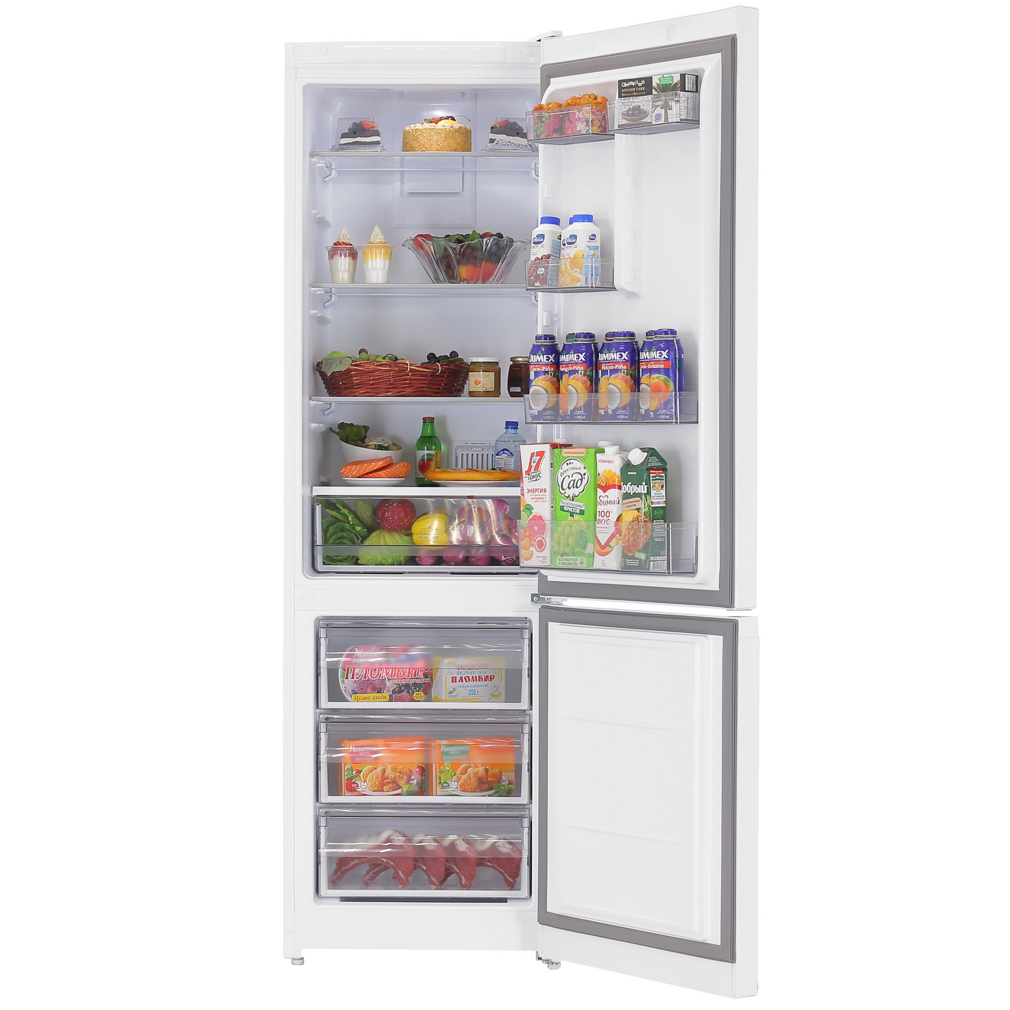 9027546 Холодильник с морозильником   Hotpoint HT 5200 W белый STDN-0068787 - Вид №5