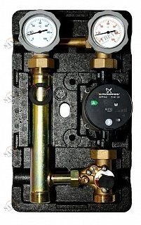 Смесительная насосная группа MEIBES MK 1"1/4 (подача справа) с насосом Grundfos UPM3 Hybrid ME6683236