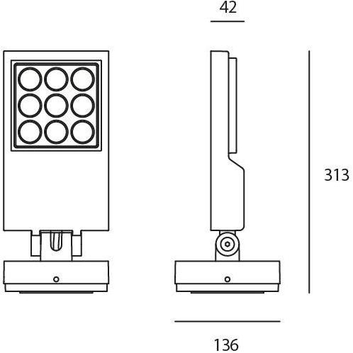 Artemide Алюминиевый наружный прожектор Cefiso sun-id-1388687 - Вид №3