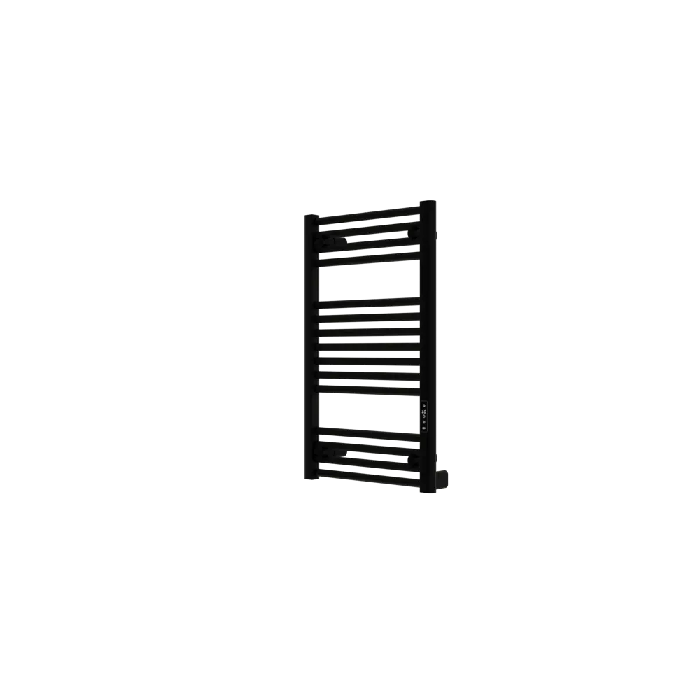 Полотенцесушитель электрический Rifar D-Line 500x800 мм 160 Вт с терморегулятором лесенка цвет черный STLM-2156688