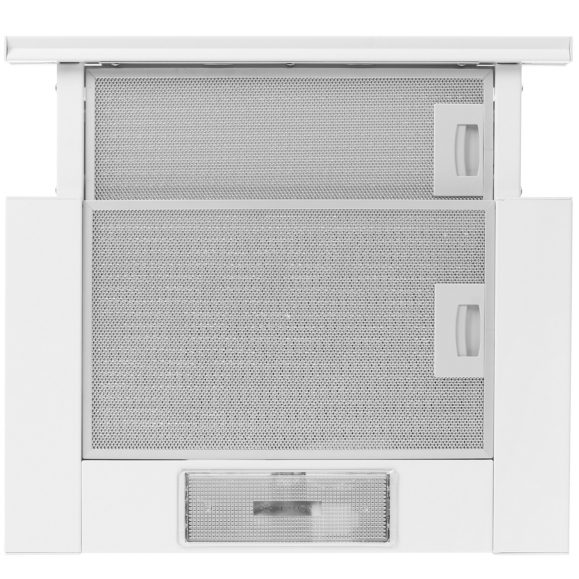 5313912 Вытяжка телескопическая KRONA KAMILLA 450 белый/белый STDN-0100433 - Вид №8