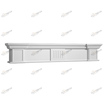 ЕВРОПЛАСТ 1.64.004 Элемент камина 1.64.004 Пенополиуретан 