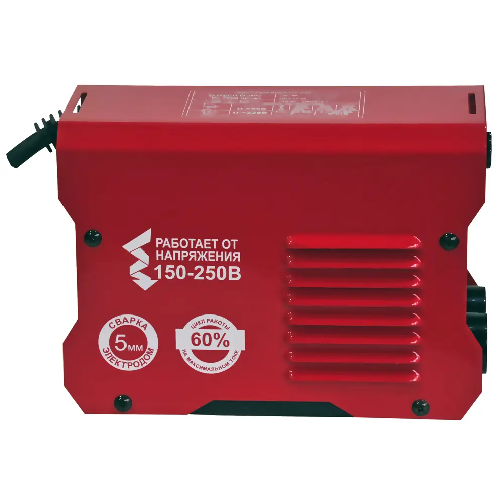 Сварочный аппарат инверторный Elitech ИС200М ЭЛ-Д, 200 А, до 5 мм STLM-2144181 - Вид №2