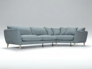 Sits Мягкий угловой диван из ткани на 4 места Stella