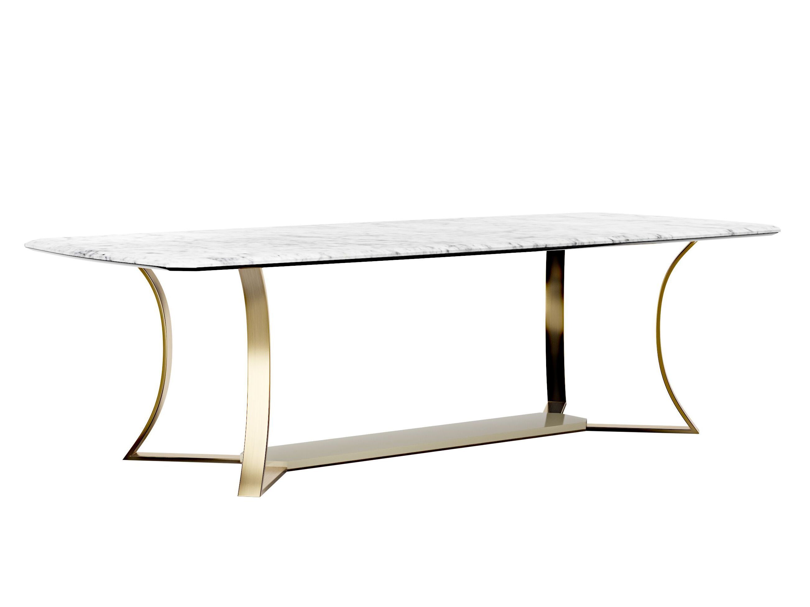 Прямоугольный стол из мрамора и металла Capital Collection Must ARCH-00131643