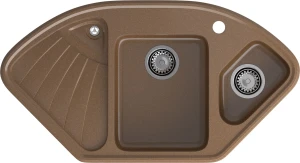 Кухонная мойка Искусственный камень CORNER S06 GranFest