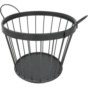 Металлическая корзина цвет черный