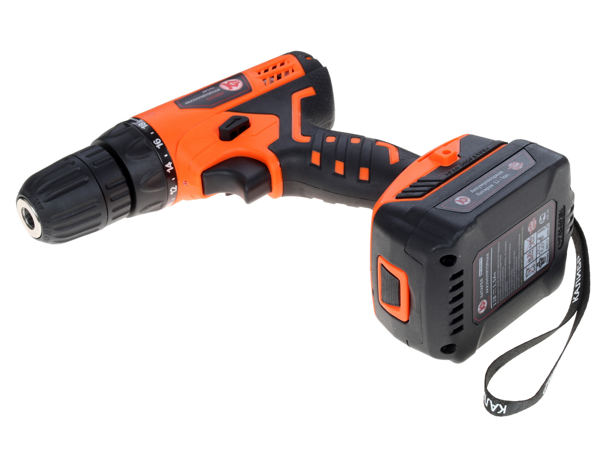 Дрель-шуруповерт Калибр ДА-12/2+ 1240710 STDN-0055874 - Вид №4