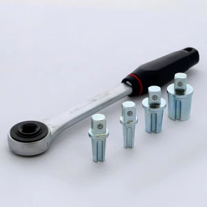 Ключи с трещоткой, комплект для разъемных соединений EMMETI 3/8"-1"