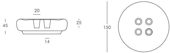 SLIDE Светящийся пуф из полиэтилена sun-id-1387386 - Вид №4