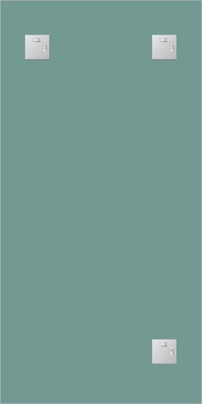 BY 0808 Зеркало с зеркальным обрамлением EVOFORM Style - Вид №2