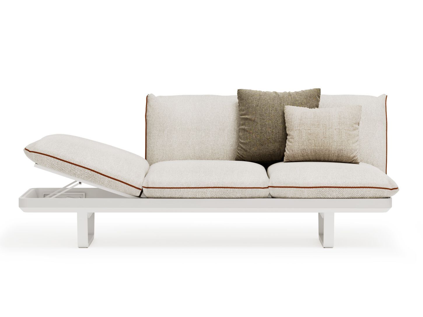 Модульная садовая скамейка со спинкой Atmosphera Венеция ARCH-00011594 - Вид №3