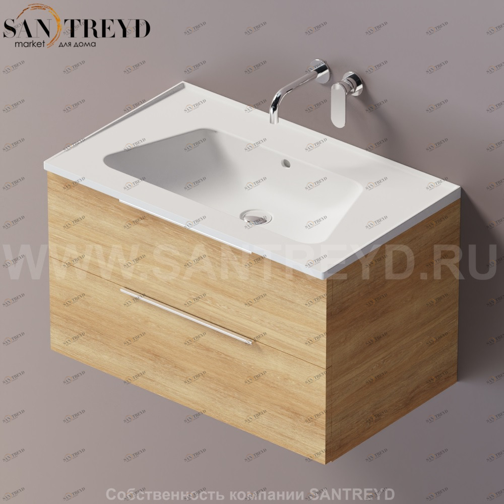 Flaminia BLOOM Тумба под раковину 85 см с 2 ящиками BBX815.WR Ceramica Flaminia