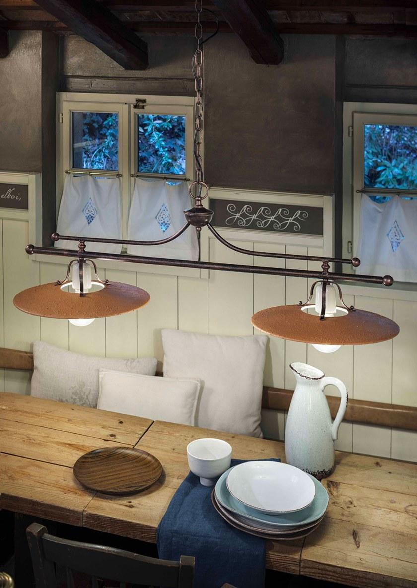 FERROLUCE Керамическая люстра прямого света Bologna C826 - Вид №1