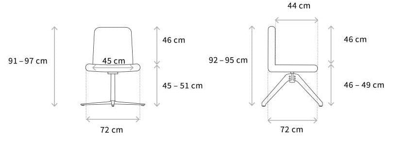 Спицевое вращающееся кресло Wagner W-Cube ARCH-00120336 - Вид №1