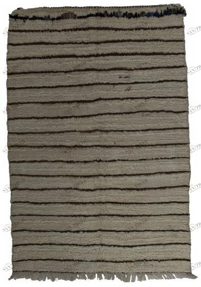 AFOLKI Прямоугольный коврик из шерсти в полоску Beni ourain Taa1131be