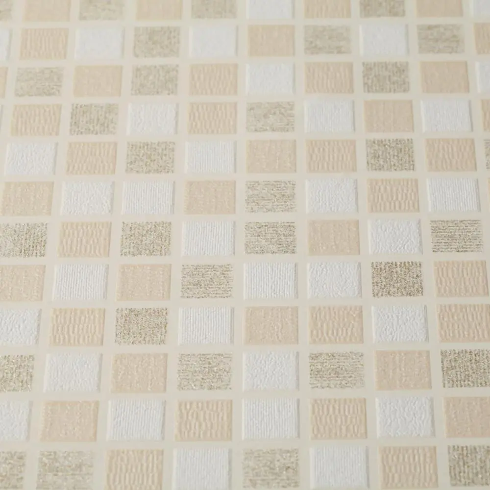 Обои виниловые Палитра Small Tile бежевые 0.53 м 1357-21 15830824 STLM-2058114 - Вид №1