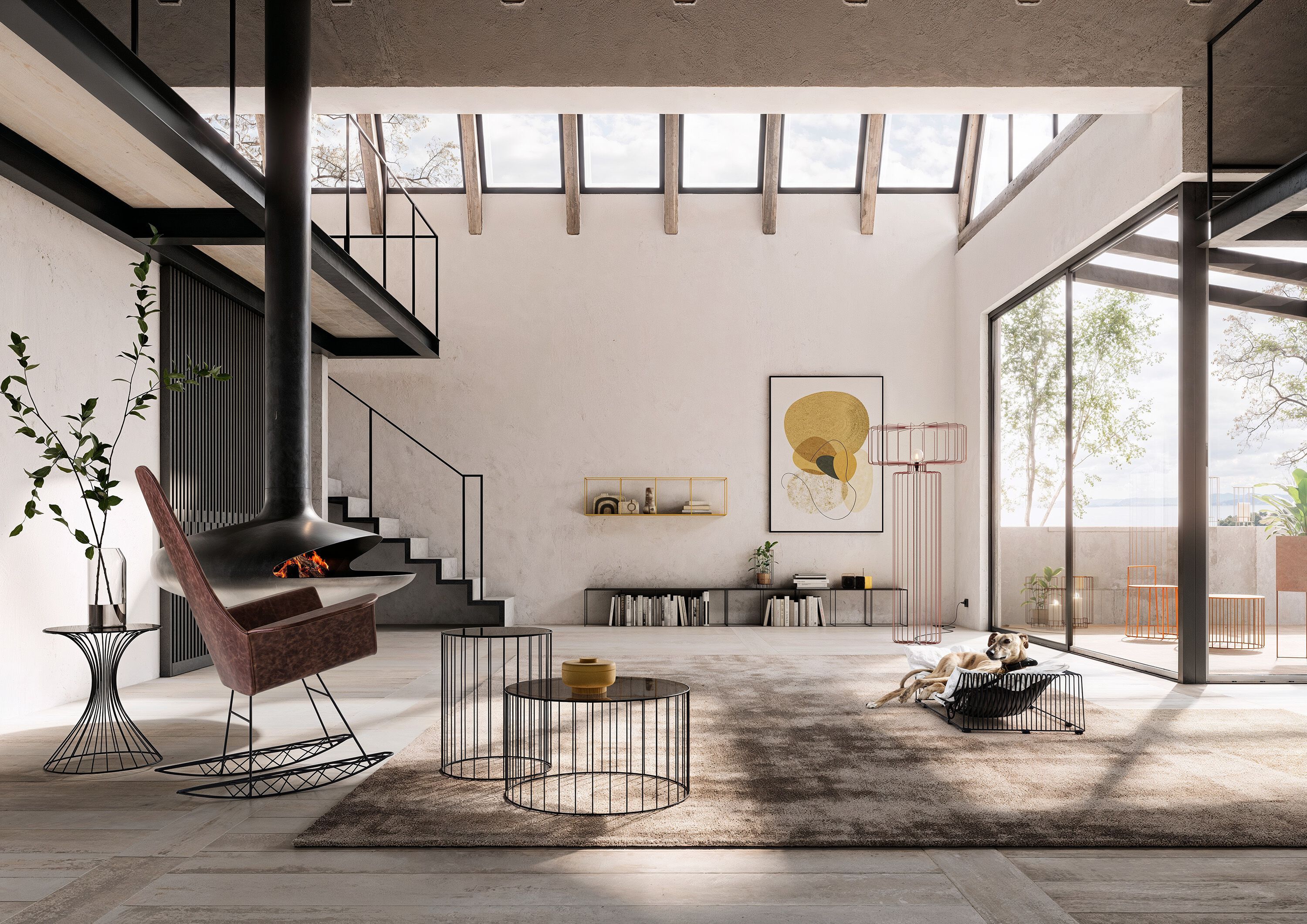 Фонарь из железного прута Pipedesign LANTERNA ARCH-00054240 - Вид №4