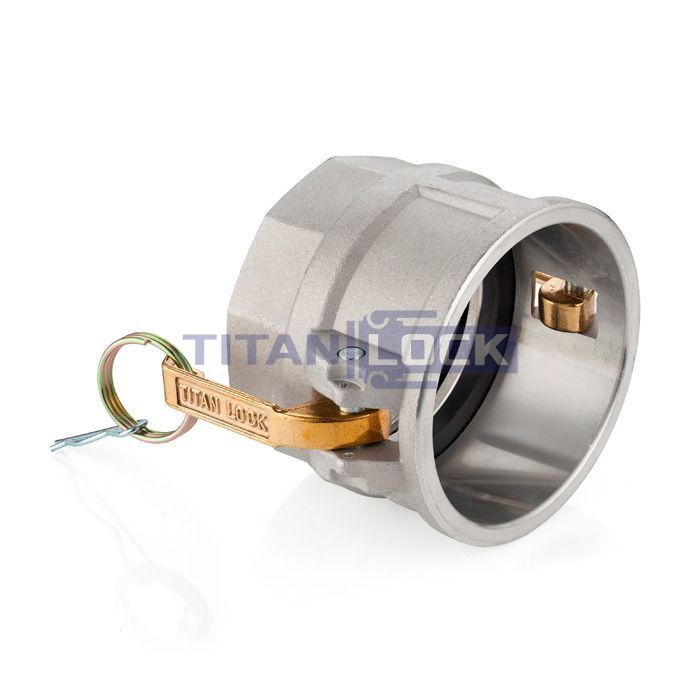 Камлок алюминиевый тип D розетка, внутр. резьба BSP 6", TL600DAL TITAN LOCK  - Вид №2