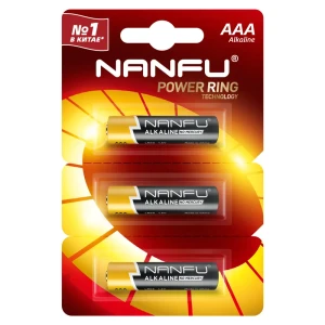 91418945 Батарейка NANFU AАA LR03 щелочная 4 шт. STLM-1431593