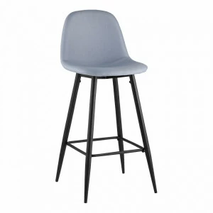Стул барный со спинкой голубой "Валенсия" STOOL GROUP  00-3882036 Голубой