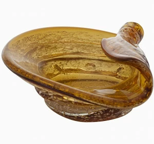 Ваза стеклянная желтая KLYG GARDA DECOR - 033964 Желтый