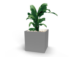 Квадратная стальная плантатор Corten™