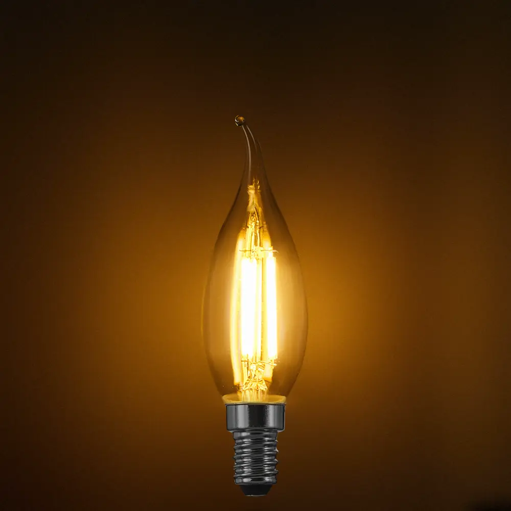 Лампа светодиодная Osram ВА E14 220/240 В 6 Вт свеча 806 лм теплый белый свет 85306976 STLM-2209900  - Вид №2