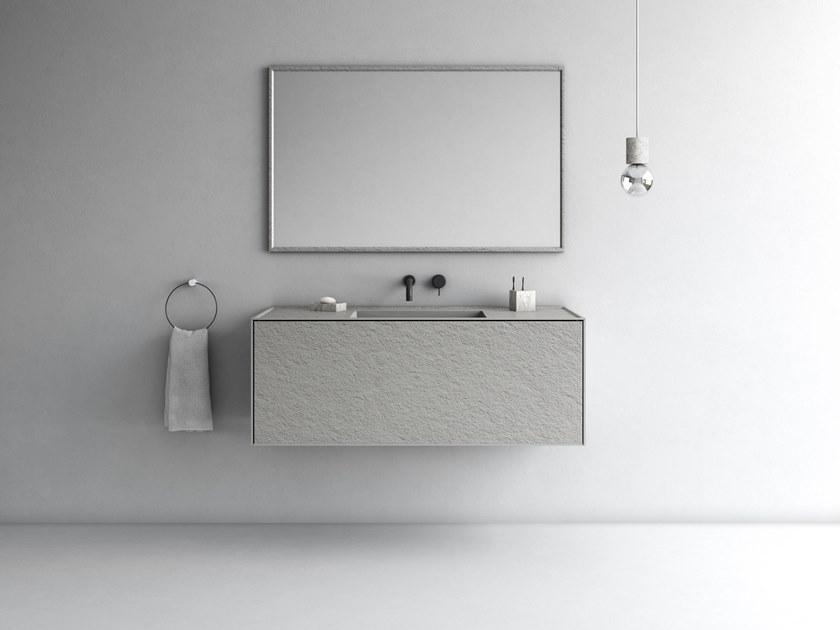 Fiora Настенная тумба под умывальник с ящиками Bloc sun-id-1492187 - Вид №10