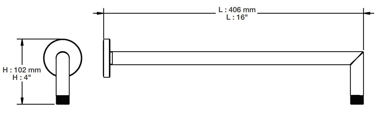 Настенный душ BARIL BRA-1612-66 ARCH-00129829 - Вид №1