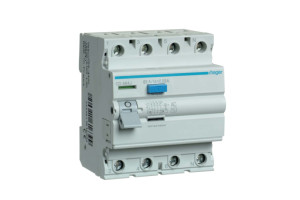 17478102 Устройство защитного отключения 4P, 63A, 30mA, AC 2086303 Hager