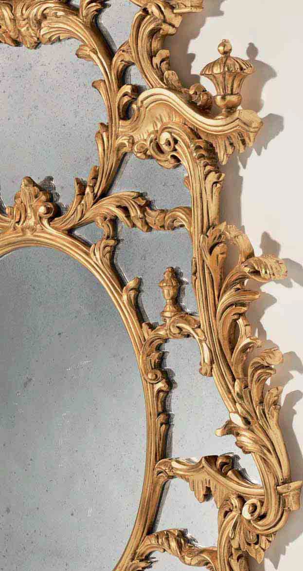 Настенное зеркало в стиле барокко с рамкой OAK Галерея ARCH-00064945 - Вид №1