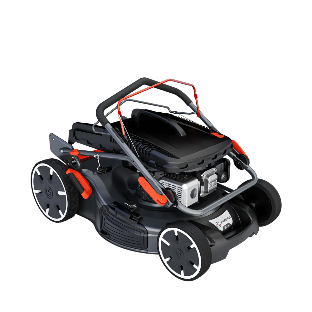 Бензиновая самоходная газонокосилка STERWINS с мульчированием и травосборником 84491064 STLM-0963938 - Вид №2