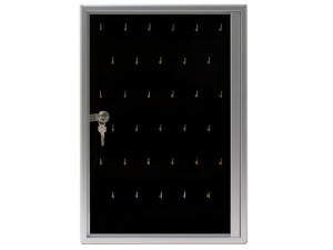 Шкаф для ключей из алюминия и плексигласа