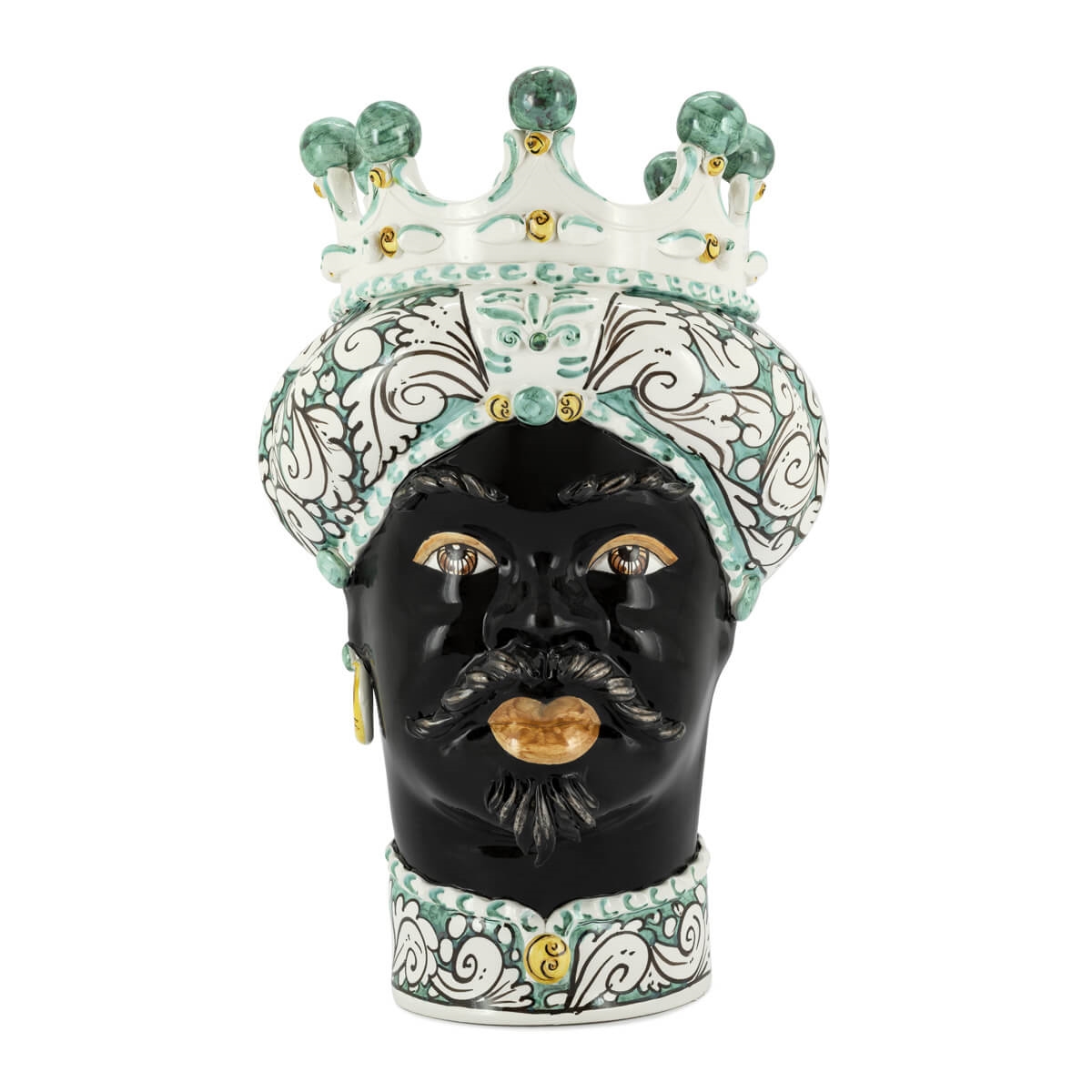 200858-81 ABHIKA ВАЗА МУЖСКАЯ МОРО КОРОНА LT.BLUE  - Вид №1