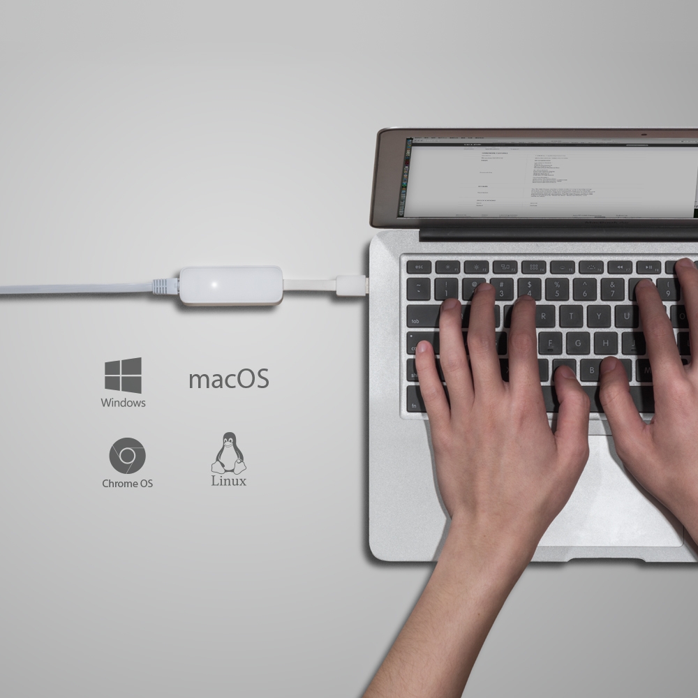 UE300 Usb 3.0 to gigabit ethernet adapter, 1 port usb 3.0 connector and 1 port ethernet port TP-Link Santreyd  - Вид №4