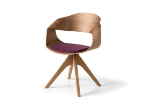 Стул с корпусом и ножками из ореха canaletto