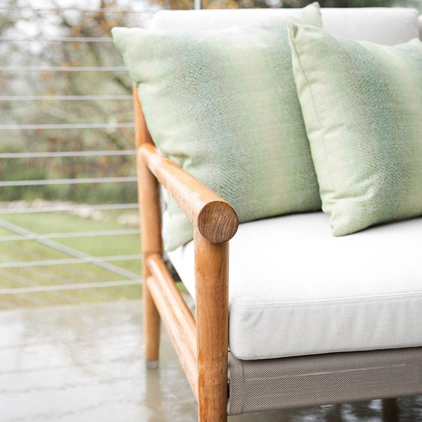 JANUS et Cie 3-местный садовый диван из тика Konos sun-id-1397246 - Вид №4