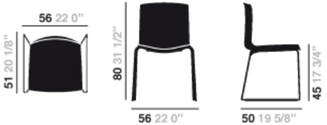 arper Санный стул Catifa 46 sun-id-1419617 - Вид №14