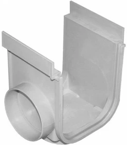 First Corporation Высокий стык со стоками на канал First plast Cags130